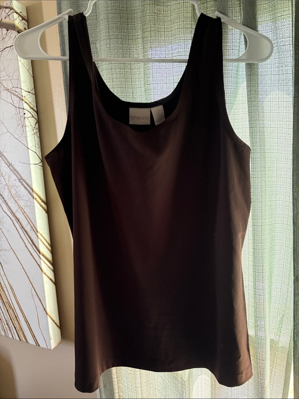 Chico's Black Scoop Neck Tank